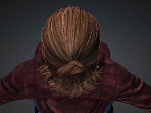 Glory - Female Rigged 3d Character Low-poly 3D Model