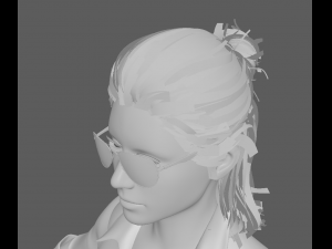 Glory - Female Rigged 3d Character Low-poly 3D Model