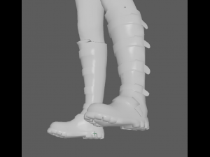 Glory - Female Rigged 3d Character Low-poly 3D Model