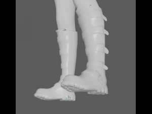 Glory - Female Rigged 3d Character Low-poly 3D Model