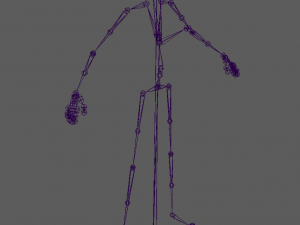 Glory - Female Rigged 3d Character Low-poly 3D Model