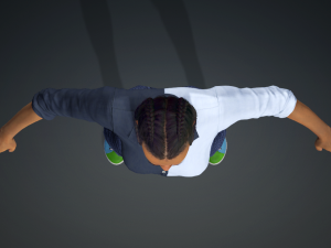 Meet FURAHA - Realistic black female real-time Low-poly 3D Model