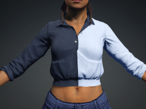 Meet FURAHA - Realistic black female real-time Low-poly 3D Model