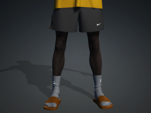 Meet CHIBU - Realistic Standing Black Boy Low-poly 3D 模型
