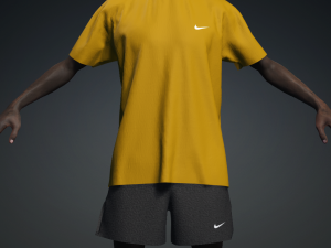 Meet CHIBU - Realistic Standing Black Boy Low-poly 3D 模型