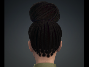Asian Woman Perfect Base Shape Low-poly 3D Modell