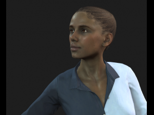 Rigged 3 Pack Man and Women discussion Collection Low-poly 3D-Modell
