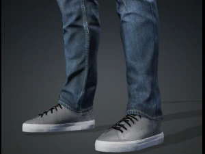 Meet Valence - Average Age Rigged Black Man Standing 3D Model