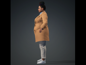 Meet CESILIA Realistic Office Lady - Game Ready or Animation 3Dモデル
