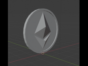 ethereum coin Model do druku 3D