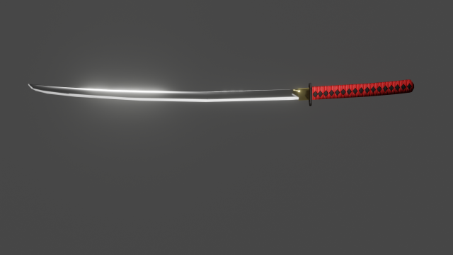 katana Modèle 3D .c4d .max .obj .3ds .fbx .stl .blend 