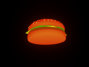burger Model 3D