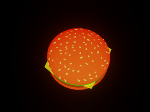 burger Model 3D
