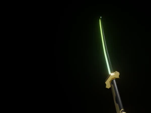 武士刀 动漫 尾张之炽天使 3D 模型