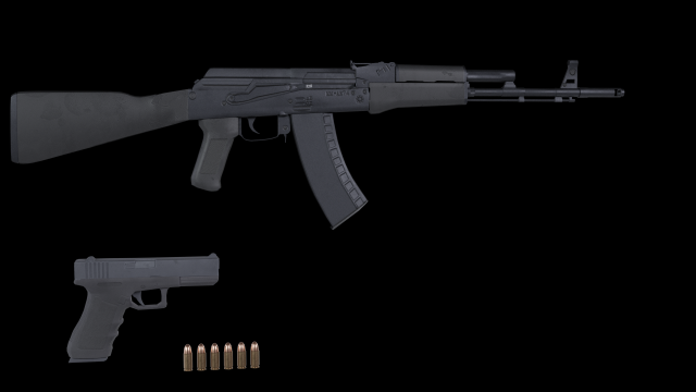 Weapons pack 3Dモデル .c4d .max .obj .3ds .fbx .stl .blend 