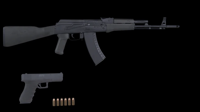 Wapens pakket 3D Model .c4d .max .obj .3ds .fbx .stl .blend 