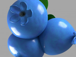 blue olive fruit 3D-Modell