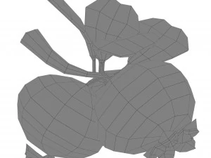 blue olive fruit 3D Model