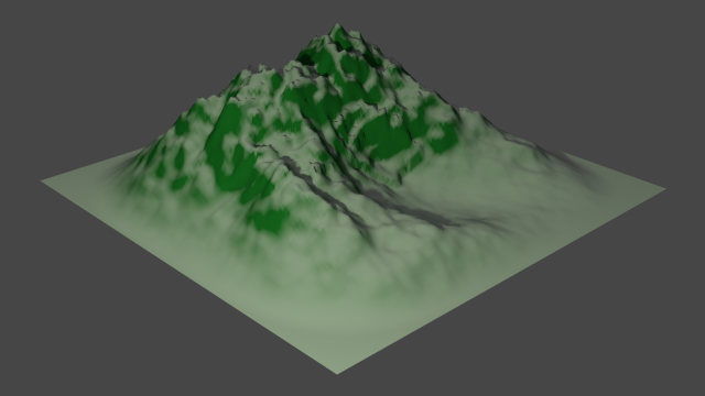 mountain 3Dモデル .c4d .max .obj .3ds .fbx .stl .blend 