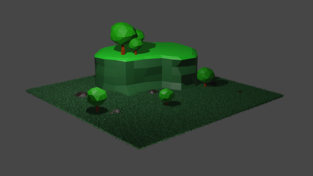 mountain low 3Dモデル .c4d .max .obj .3ds .fbx .stl .blend