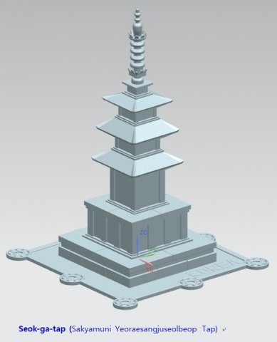 seok-ga-tap Model 3D .c4d .max .obj .3ds .fbx .stl .blend 