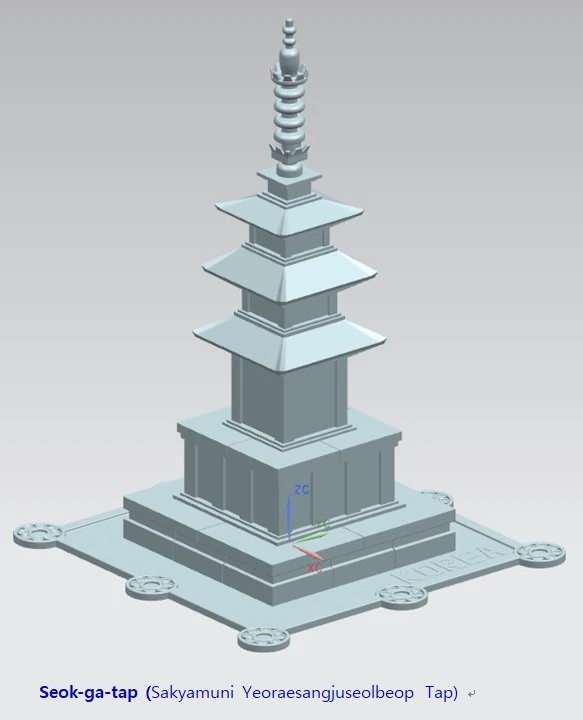 seok-ga-tap 3D Model .c4d .max .obj .3ds .fbx .stl .blend 