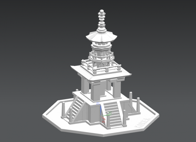da-bo-tap Model 3D .c4d .max .obj .3ds .fbx .stl .blend 
