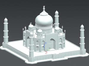 Taj mahal 3D Model