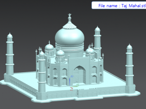 Taj mahal 3D Model