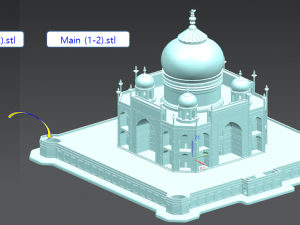 Taj mahal 3D Model