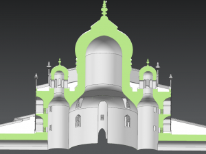 Taj mahal 3D Model