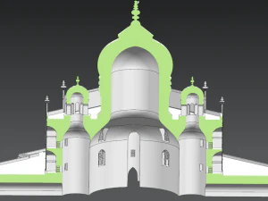 Taj mahal 3D Model