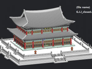 Geunjeongjeon 3D 모델