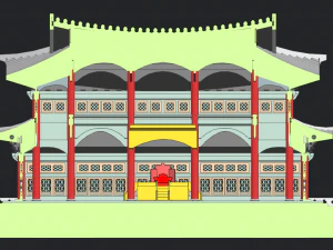 Geunjeongjeon 3D Model