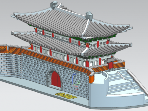 Sungnyemun Modelo 3D