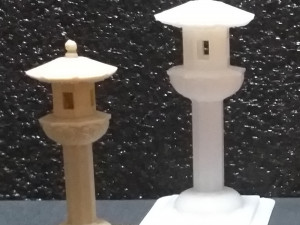 stone lantern Modelo 3D