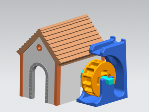watermill Modelo 3D