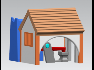 watermill Modelo 3D