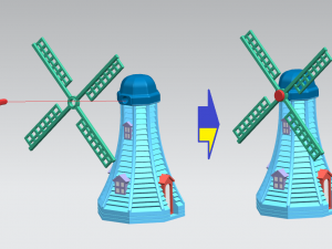 windmill 3D 模型