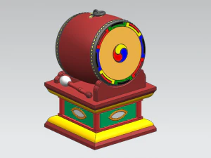 Jeol-Go-Trommel 3D Modell