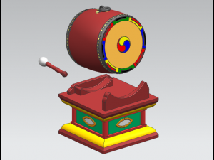 jeol-go drum Model 3D