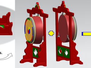 jwa-go drum Model 3D
