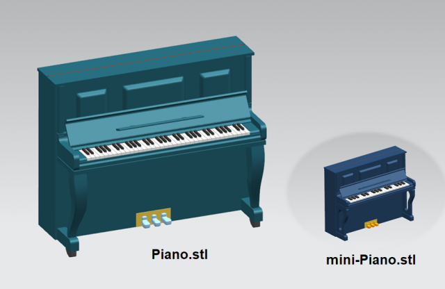piano 3D Model .c4d .max .obj .3ds .fbx .stl .blend 