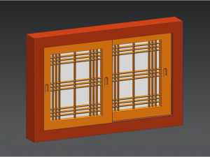 sliding window Modelo 3D