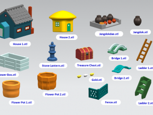 miniatures for terrarium 3D Model