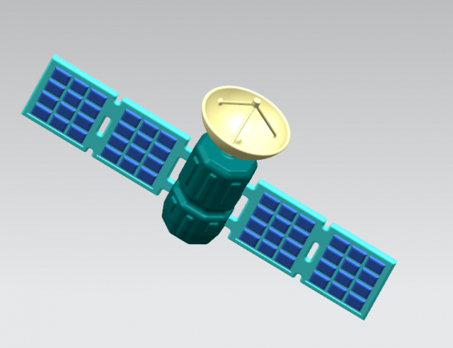 mini-satellite 3Dモデル .c4d .max .obj .3ds .fbx .stl .blend