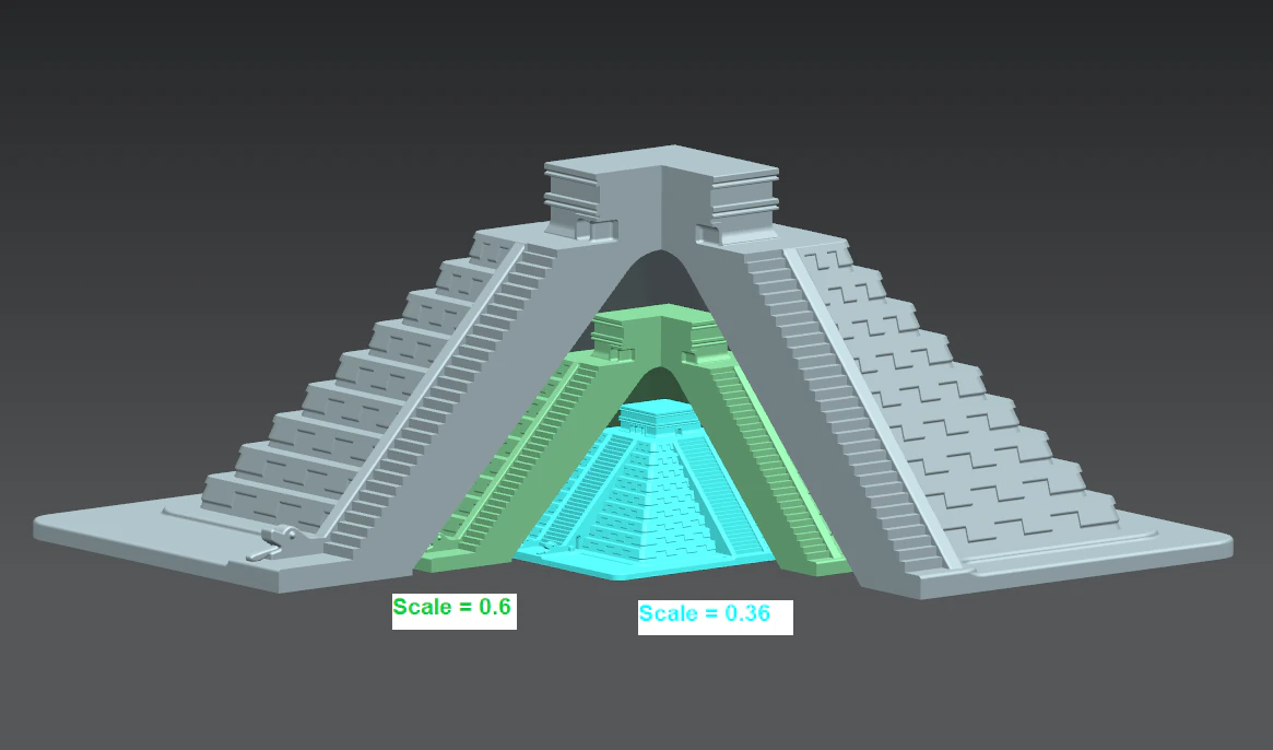 El castillo - chichen itza 3D Model .c4d .max .obj .3ds .fbx .stl .blend 