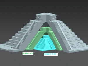 El castillo - chich&eacute;n itz&aacute; Modelo 3D