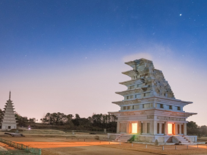 stone pagoda at mireuksa temple site 3Dモデル