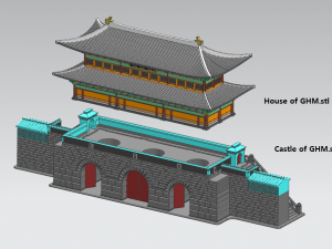Gwang-Hwa-Mun Modelo 3D